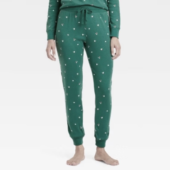 Women's Polar Bear Print Holiday Matching Pajama Pants  Wondershop™ Green XL - Picture 1 of 10